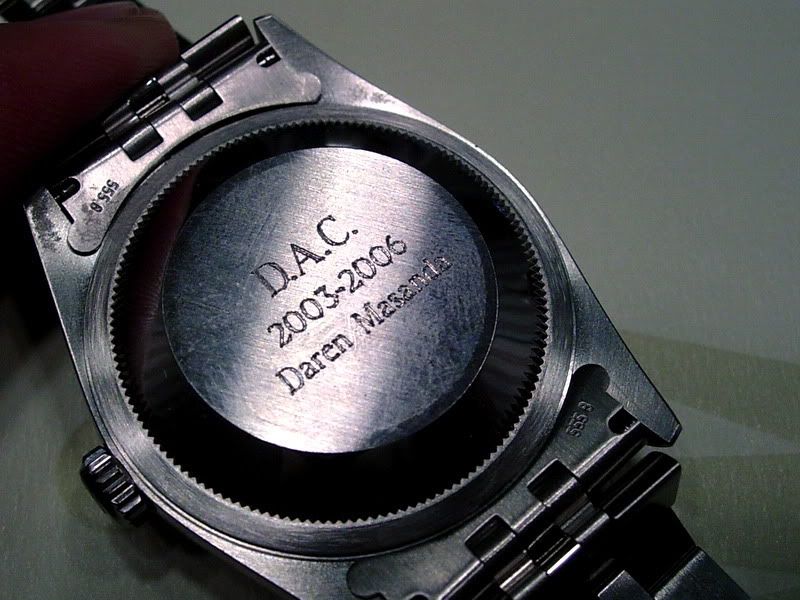 engraving a rolex case back Rolex Forums Rolex Watch Forum